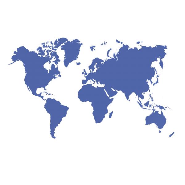 LIGHT PURPLE WORLD MAP Téléchargement Numérique